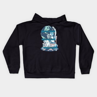 In my own little world Artwork Kids Hoodie